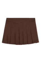 Load image into Gallery viewer, Pleaded Skater Skirt (Espresso)