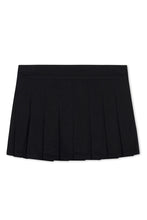 Load image into Gallery viewer, Pleaded Skater Skirt (Noir)