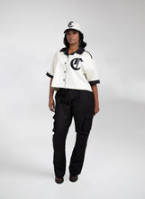 Load image into Gallery viewer, Signature Cropped Bowling Shirt (Noir)