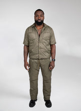 Load image into Gallery viewer, Parachute Puff Shirt (Olive)