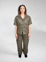 Load image into Gallery viewer, Parachute Puff Shirt (Olive)