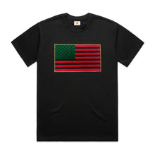 Load image into Gallery viewer, RBG FLAG TEE (BLACK)