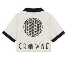 Load image into Gallery viewer, Cropped Bowling Shirt (Noir)