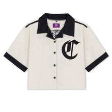 Load image into Gallery viewer, Cropped Bowling Shirt (Noir)