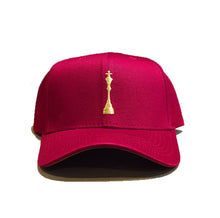 Load image into Gallery viewer, CHESS KING BASEBALL CAP (BURGUNDY)