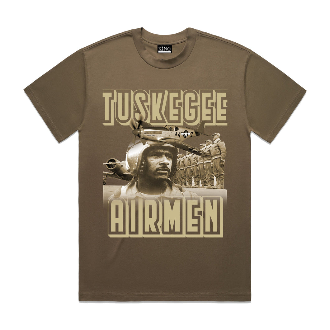 TUSKEGEE AIRMEN TEE (BROWN)